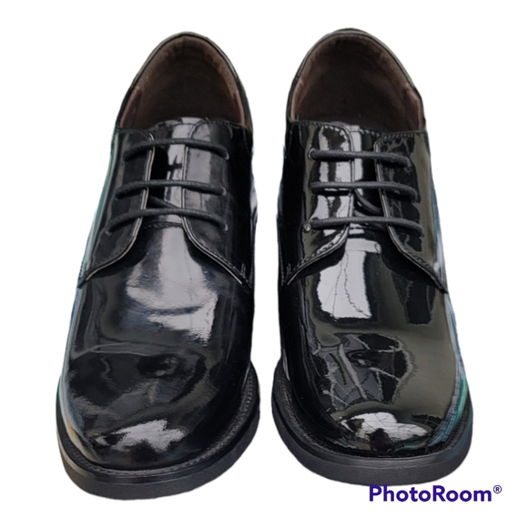 CALDEN K595101-4 Inches Elevator Height Classic Patent Leather Shoe 7.5 Black. - Picture 4 of 5